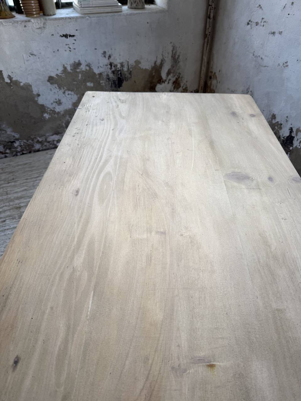 Pine and oak farmhouse table 2m