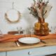 Table de ferme 2 tiroirs
