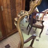 Golden rocaille mirror