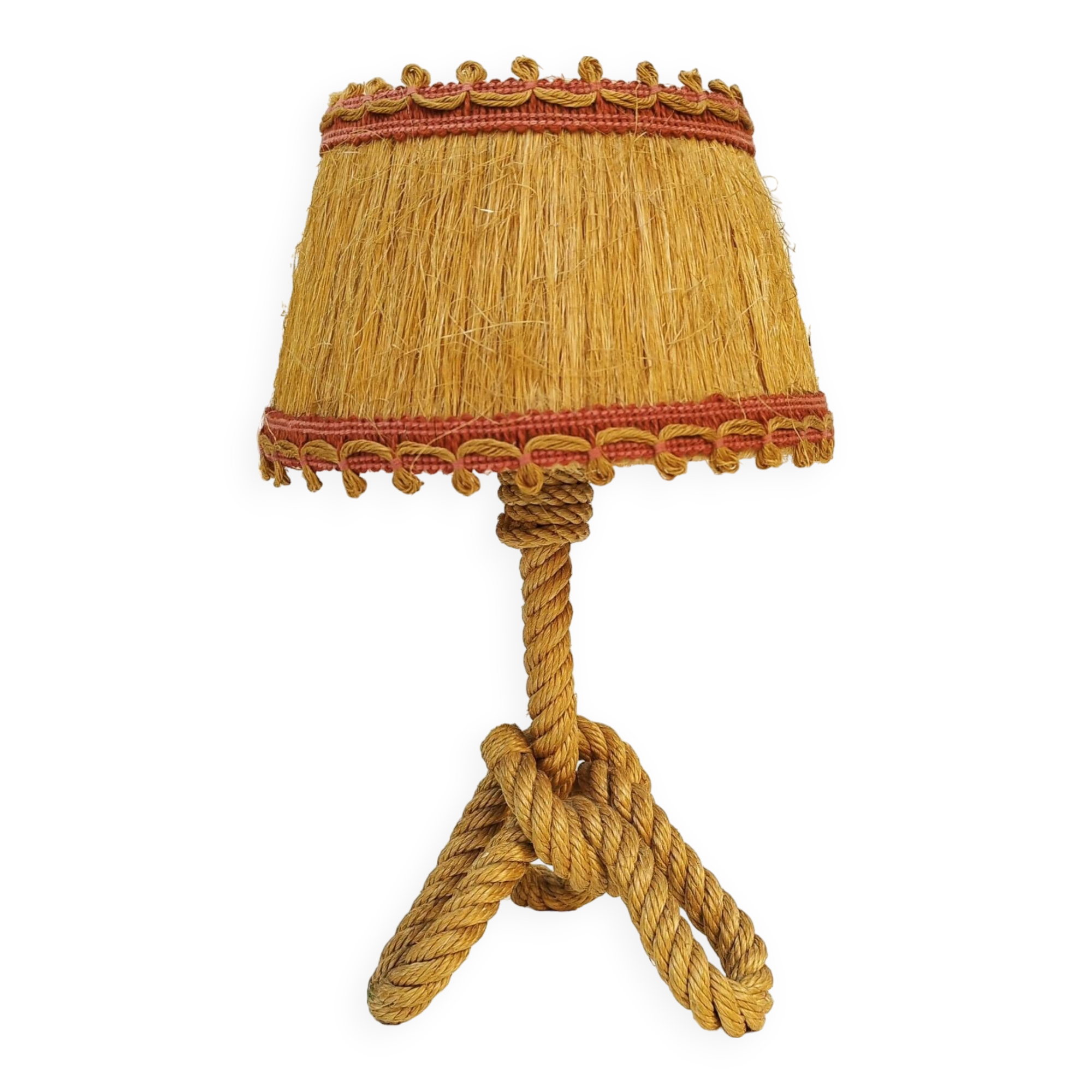 Rope table lamp Audoux Minet design