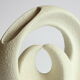 Vase cercles croisés de Roberto Rigon pour Bertoncello, Italie années 1970