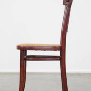 Chaise de bistrot originale vintage design Thonet avec assise mate
