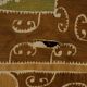 Vintage Turkish hand-knotted rug 107x126 cm