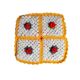 Crochet cushion cover 35x35