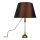 Hollywood Regency lamp in brass and plexiglass, 1970s.