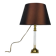 Hollywood Regency lamp in brass and plexiglass, 1970s.