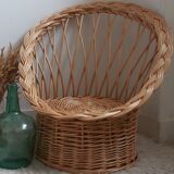 Children's rattan chair