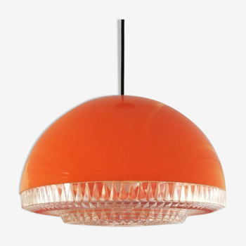 Vintage design plastic pendant lamp, 1970