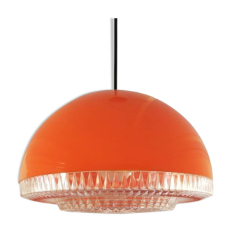 Vintage design plastic pendant lamp, 1970