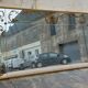 Venetian mirror Art Deco brasserie bistro in eglomerized glass 204x105cm