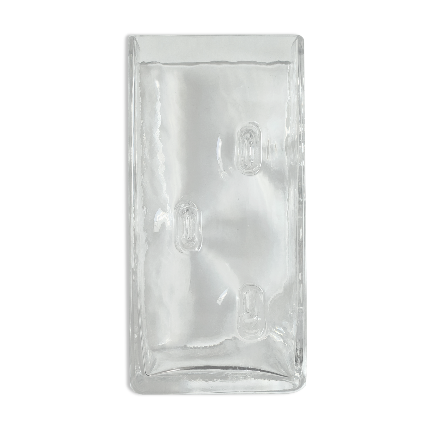 Design glass vase by Claus Josef Riedel 60s-70s