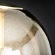 Lustre Limburg in brass with smoked glass ball, Germany, 1970s