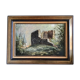 Tableau ancien paysage signé M Cornu des années 1980