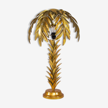 Golden palm lamp gold