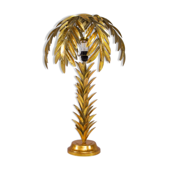 Golden palm lamp gold