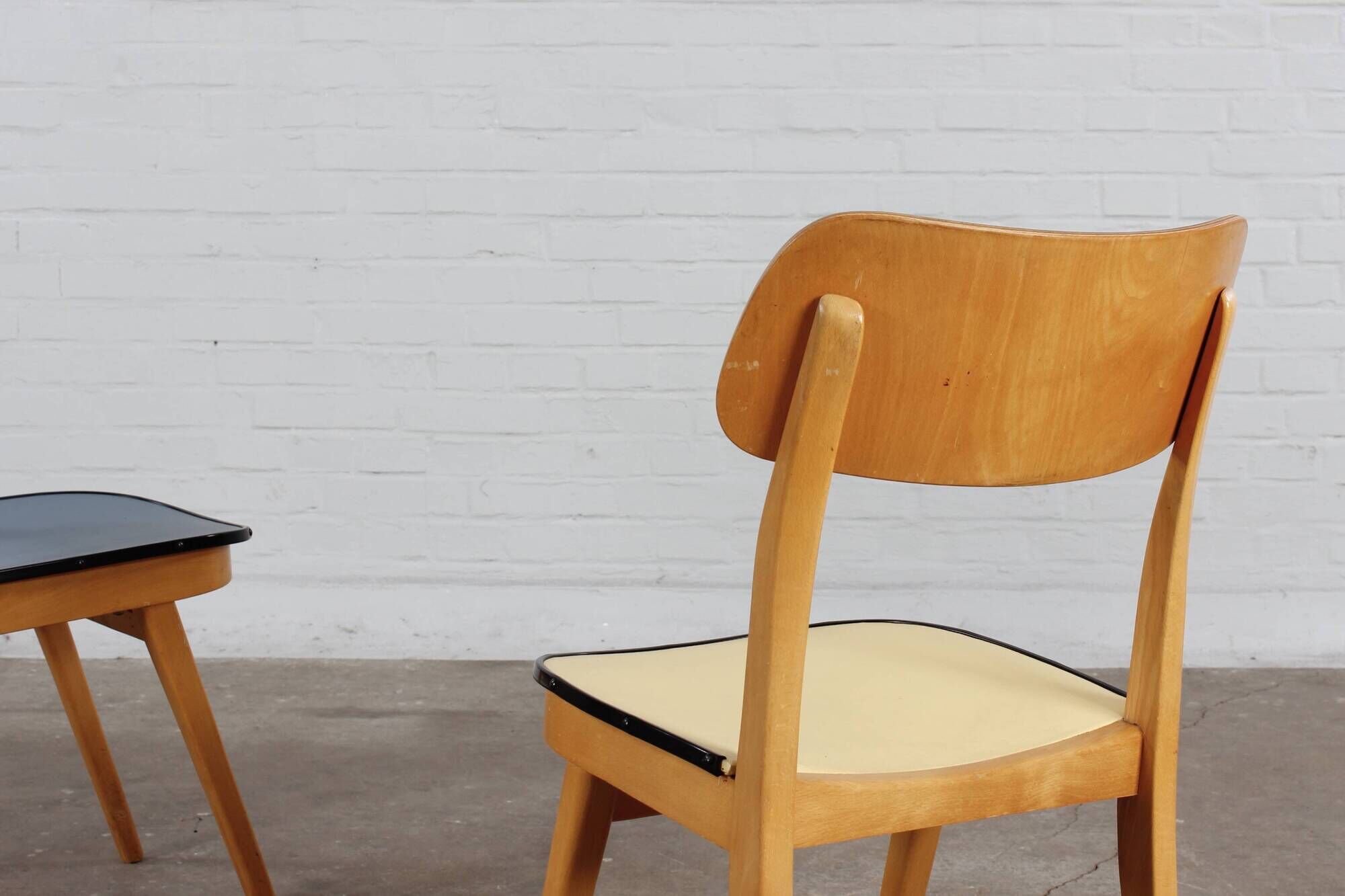 50s kitchen chairs 2-piece set rockabilly vintage design