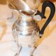 Silver-plated metal tea and coffee service in Empire style.