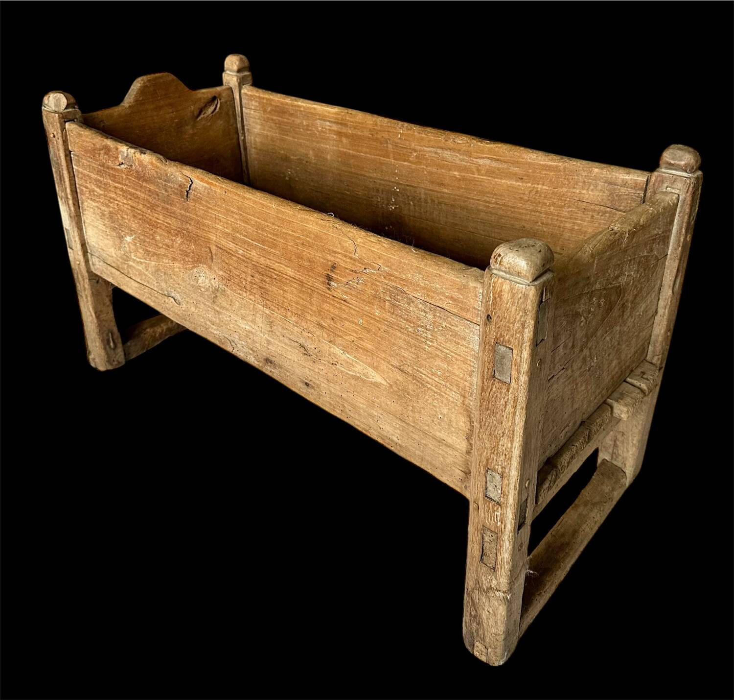 Very old wooden cradle