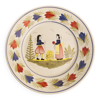 Henriot Quimper plate