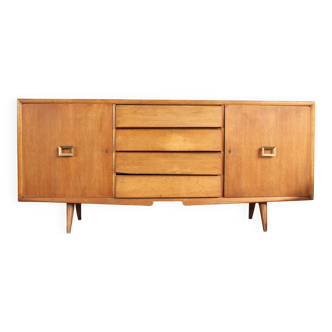 Enfilade with Brass Handles, Italy, 1960s