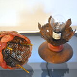 Murano floral lamp for L'artigiani, Italy, 1960