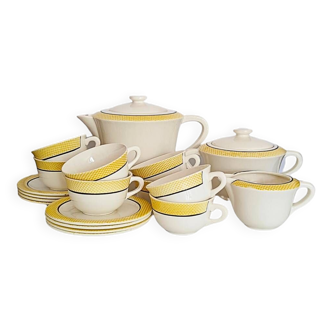 1950a Salins Menton Jaune Coffeeservice