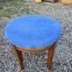 Scandinavian style armchair + velvet footrest