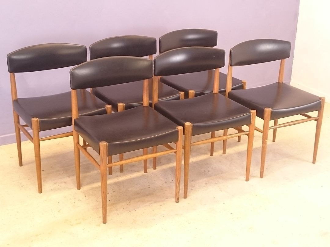 Set of 6 Scandinavian chairs