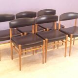 Set of 6 Scandinavian chairs