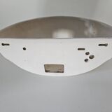 White plaster wall light