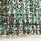 5x7 Handknotted Wool Floral Vintage Tapis Rugs 227x145Cm