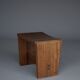 Mid-Century Church Stool in walnut, 1950s