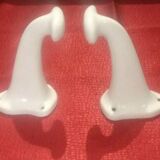 set of porcelain hooks