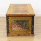 Antique painted folk art wedding chest