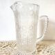 Pichet en verre moulé 23 cm