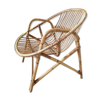 Rattan armchair