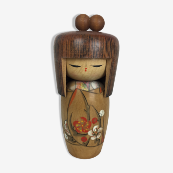 Poupée japonaise Kokeshi peinte à la main