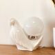 Bird lamp "dove" in white ceramic, 1970
