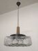 Square glass pendant by Limburg, Germany, around 1970.