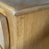 Vintage solid oak chest of drawers