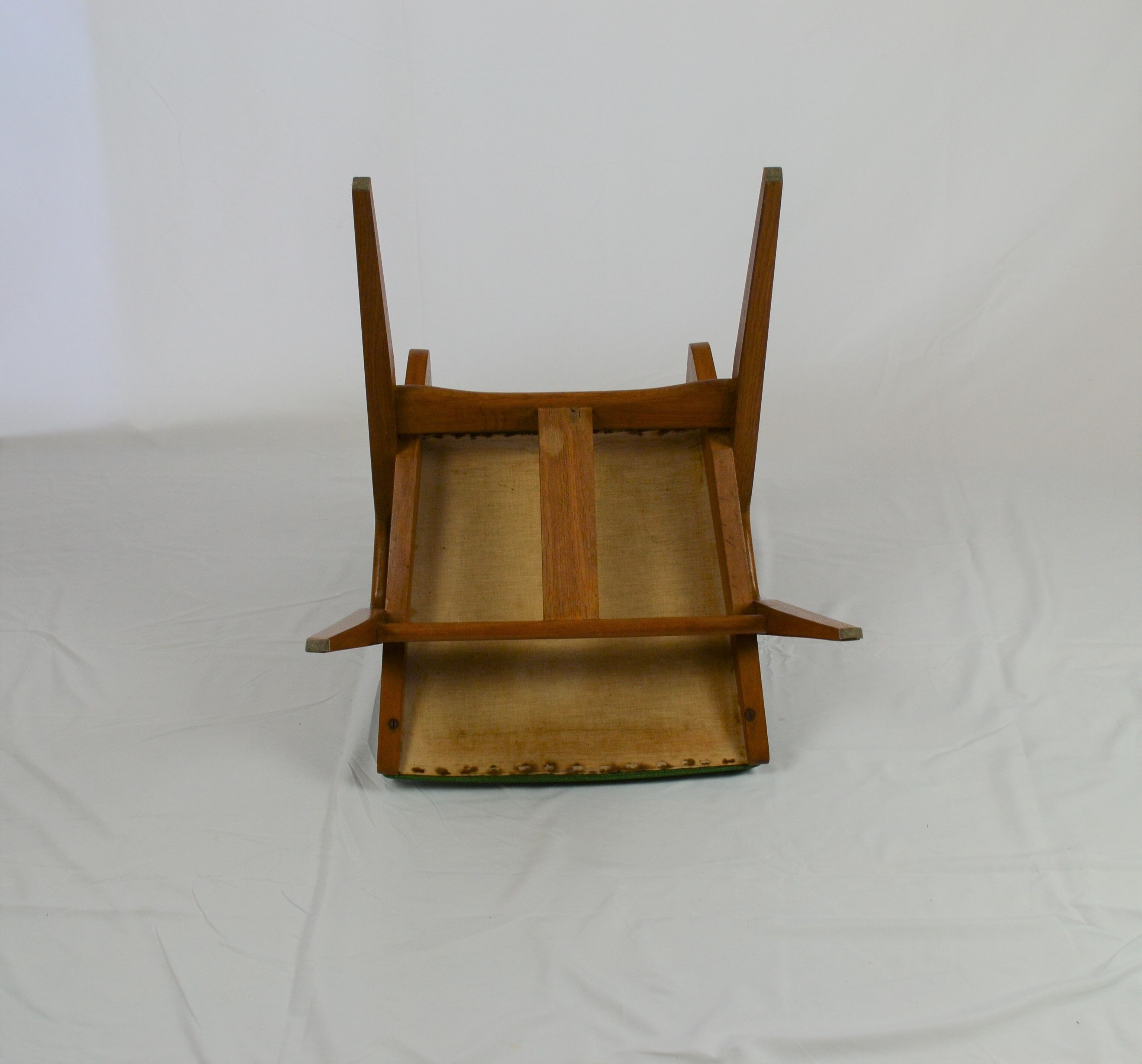 Pair of beech chairs from Maurice Pré