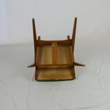 Pair of beech chairs from Maurice Pré