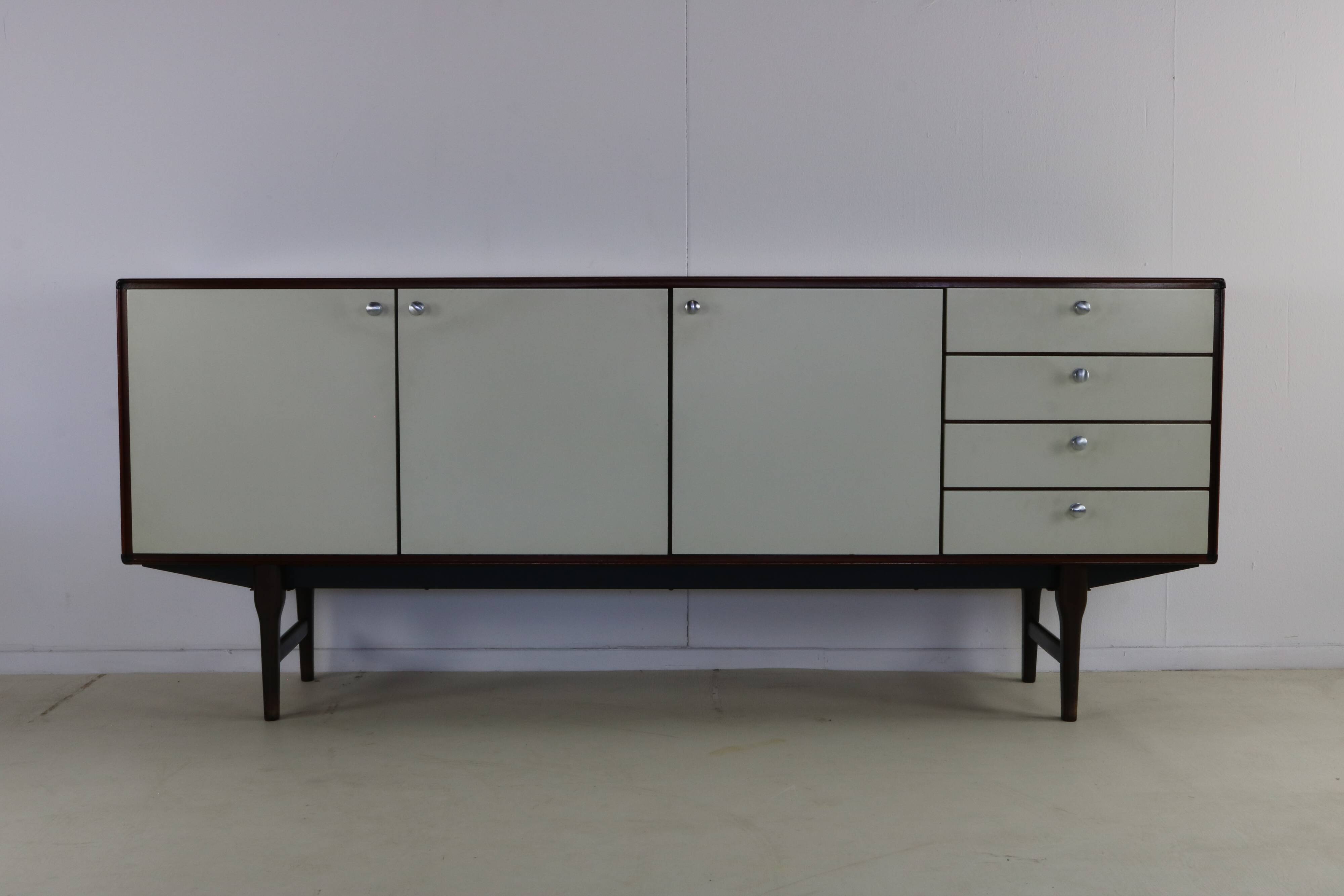 Sixties design rosewood sideboard for Fristho Franeker