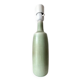 Vintage Søholm Stoneware table lamp, 1970s denmark, harefurs glaze