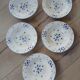 5 assiettes creuses anciennes Moustiers