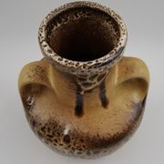 Vase céramique Fat Lava 2 anses vintage