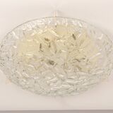 1 of 3 large Murano glass ceiling lights by Kaiser, Germany, 1960s.