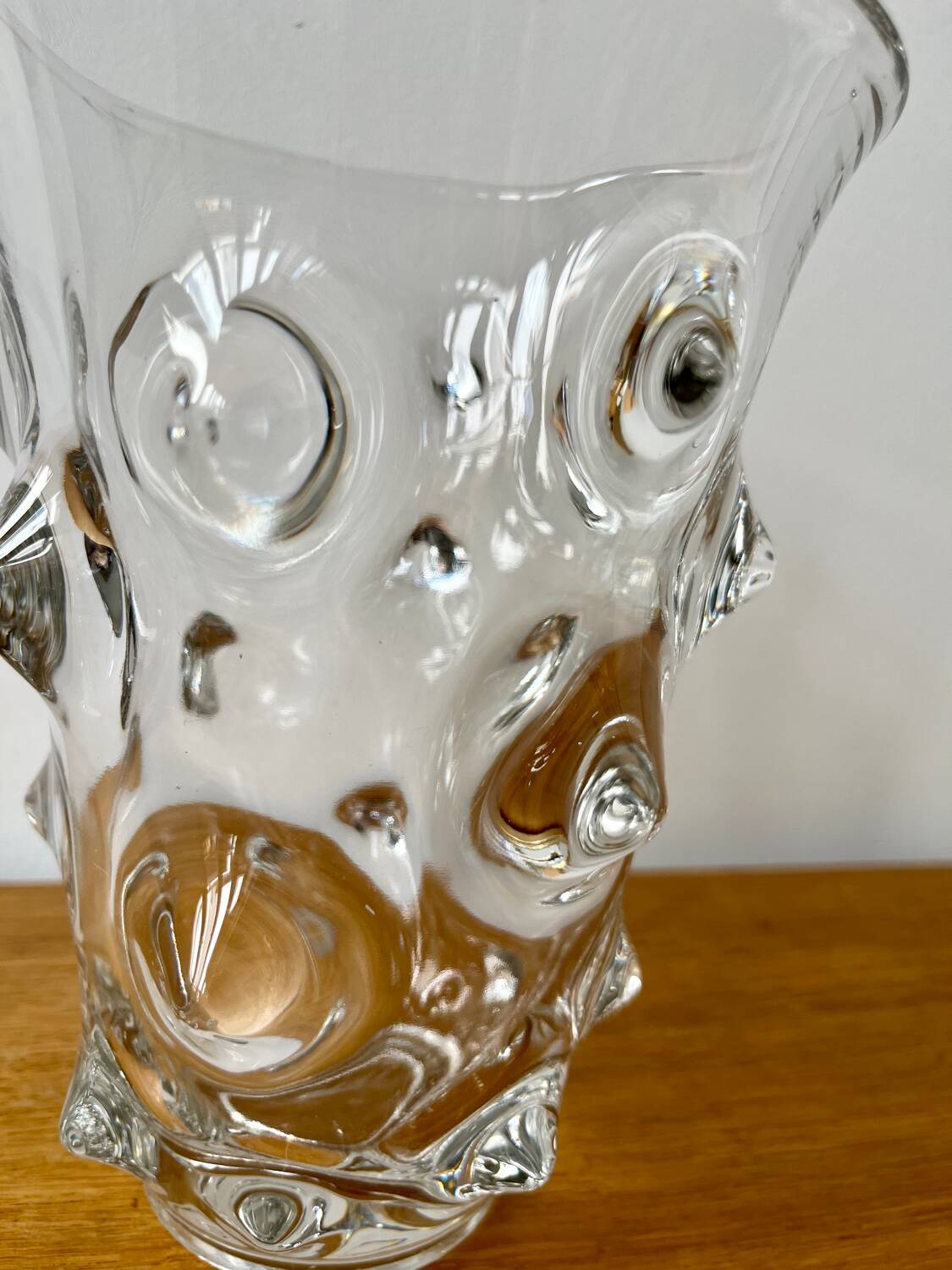 Vase « picots » H20cm années 70