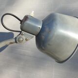 Workshop accordion lamp grey metal