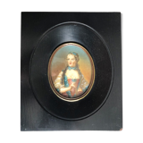 Miniature portrait de femme